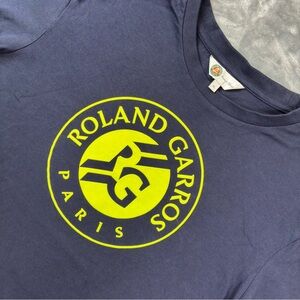 Roland Garros Paris Official French Open Tennis T-Shirt Size XL Black Grand Slam